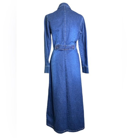 Rampage Vintage Denim Duster Coat - Picture 2 of 6